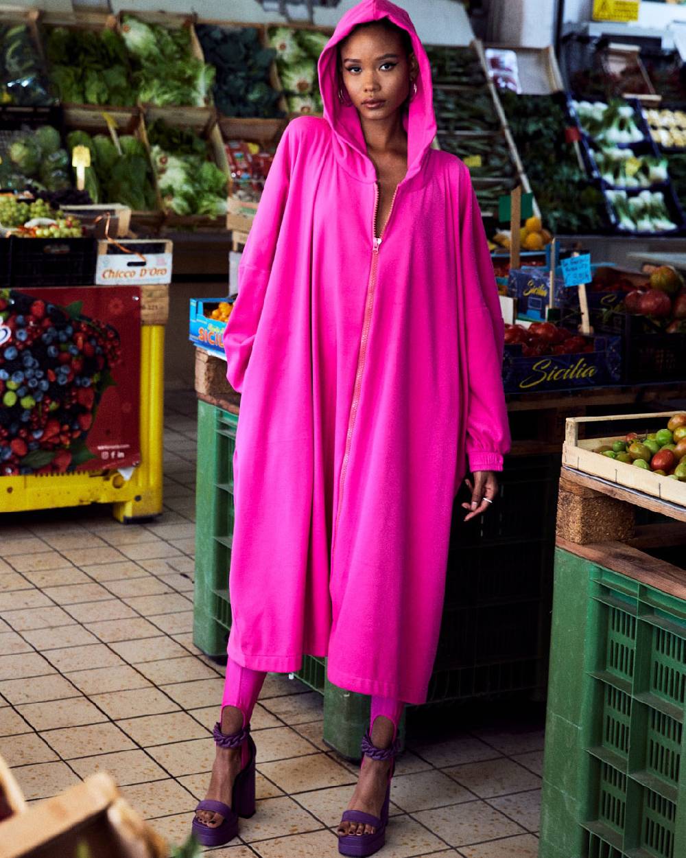 Kostumn1 Leggings con ghette e ricamo