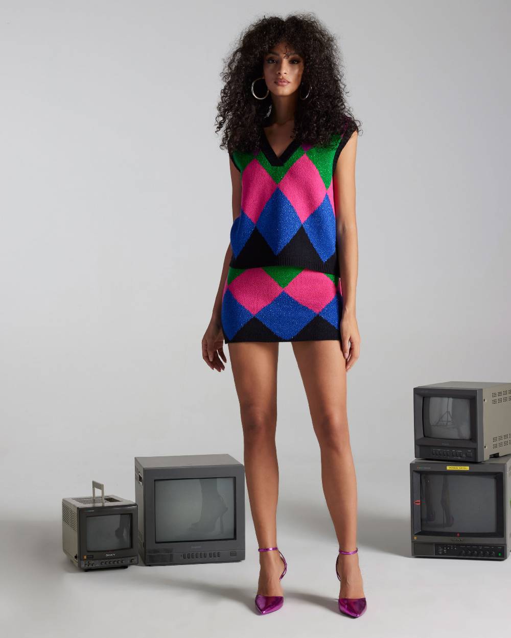 Kostumn1 Minigonna a rombi