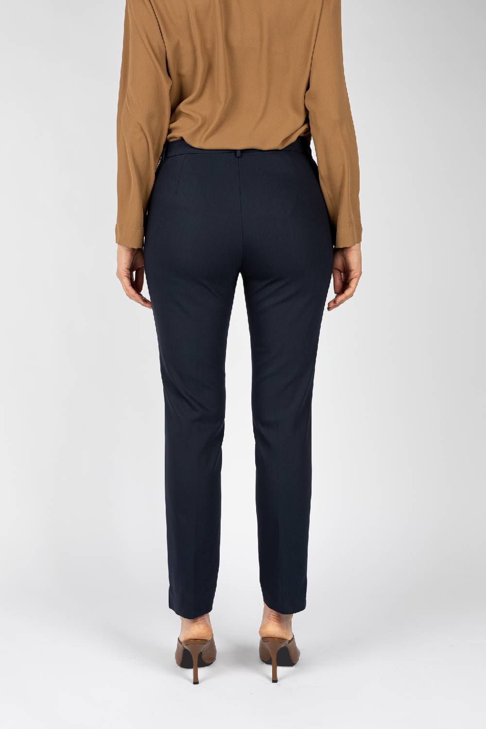 L.Pucci Pantaloni Colore Blu, Linea A Sigaretta