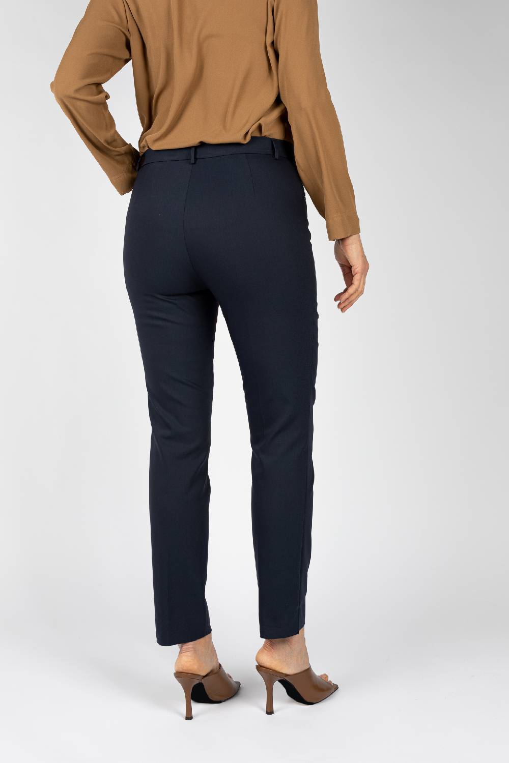 L.Pucci Pantaloni Colore Blu, Linea A Sigaretta
