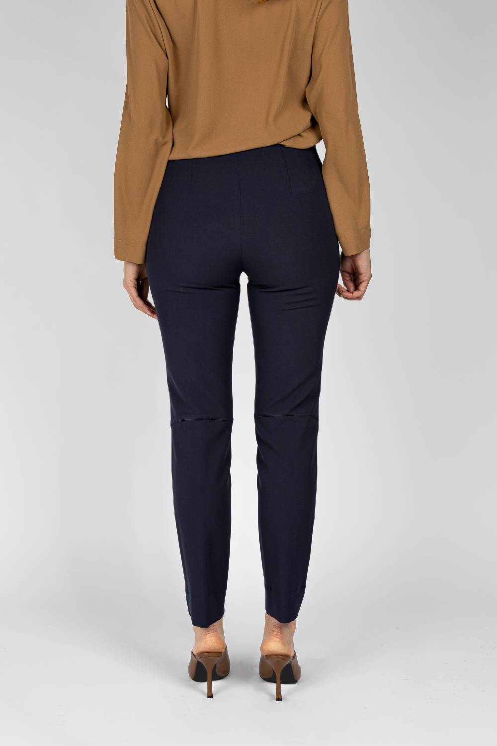 L.Pucci Pantaloni Linea A Sigaretta Colore Blu