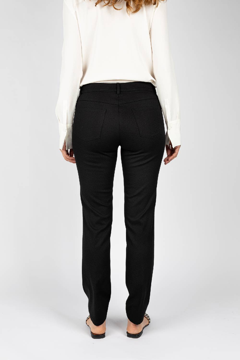 L.Pucci Pantaloni Jeans Modello Gamba Regolare Colore Nero