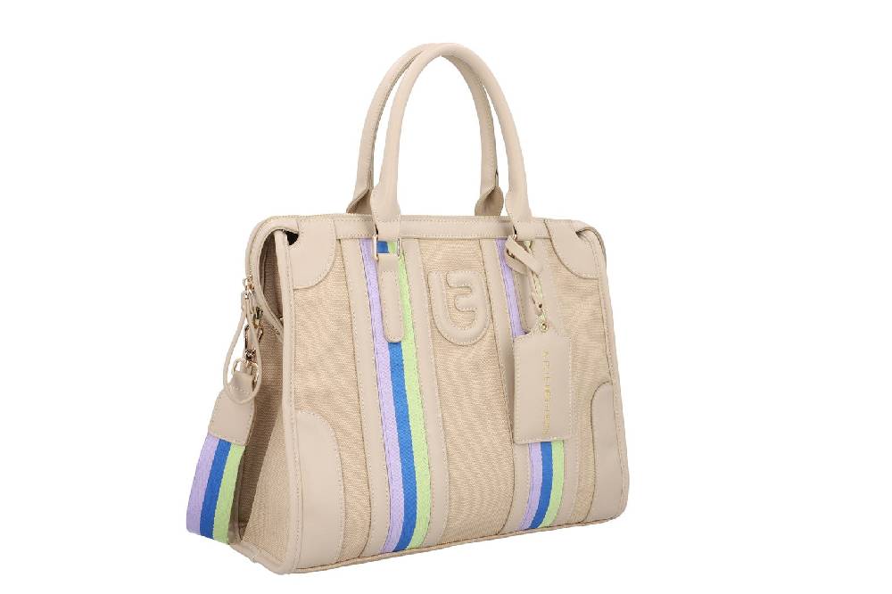 L.Pucci Asmara Stripes Canvas Beige