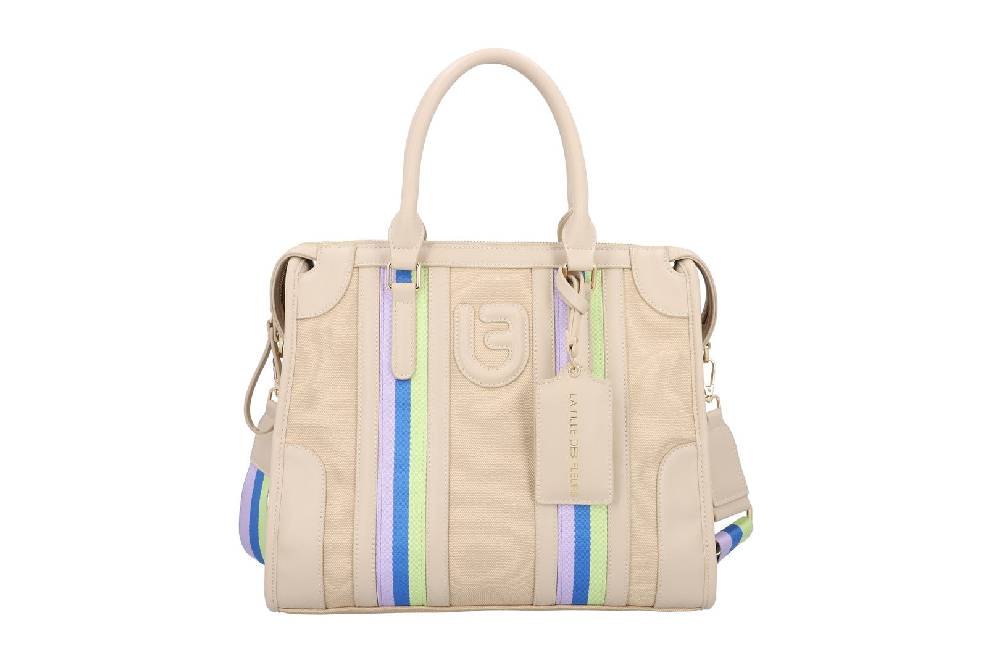L.Pucci Asmara Stripes Canvas Beige