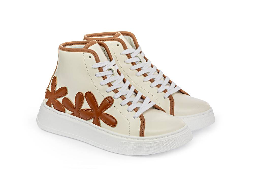 L.Pucci Basket P91213P Ecru-Camel