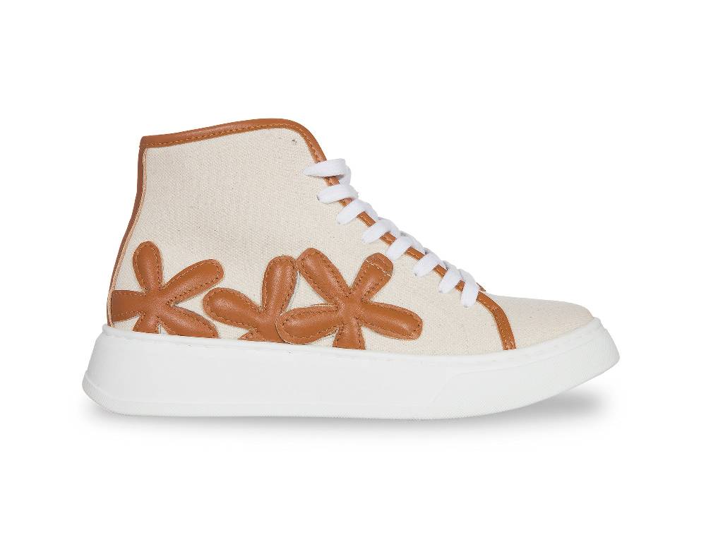 L.Pucci Basket P91223C Ecru-Camel