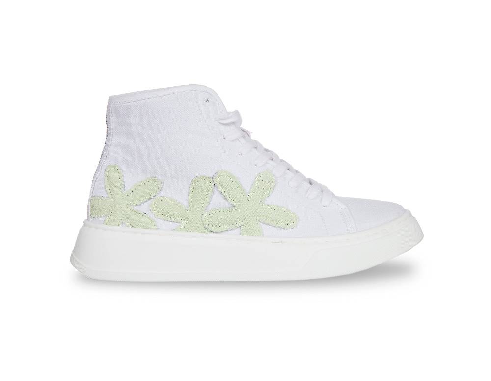 L.Pucci Basket P91223C White-Teal