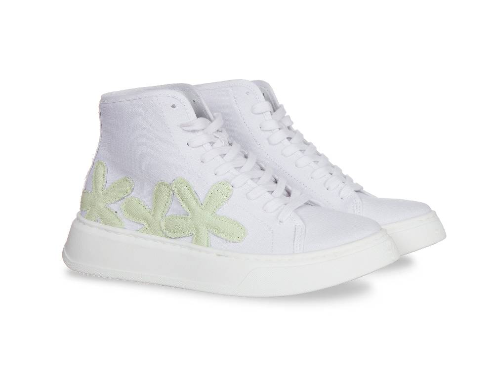 L.Pucci Basket P91223C White-Teal