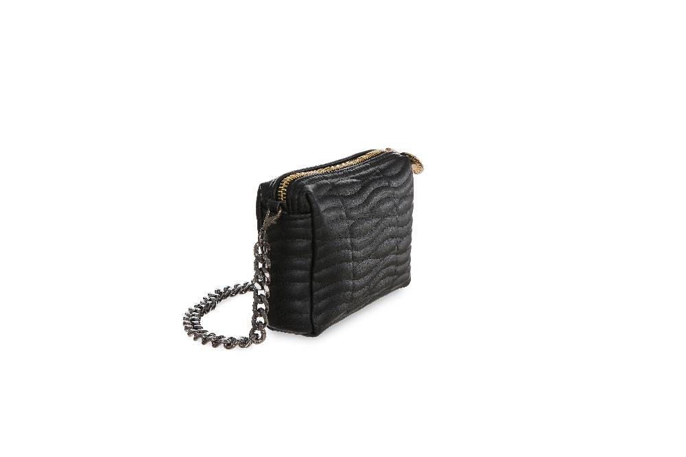 L.Pucci Carmen Small Quilted Bicolor Black