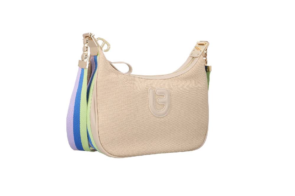 L.Pucci Farah Stripes Canvas Beige
