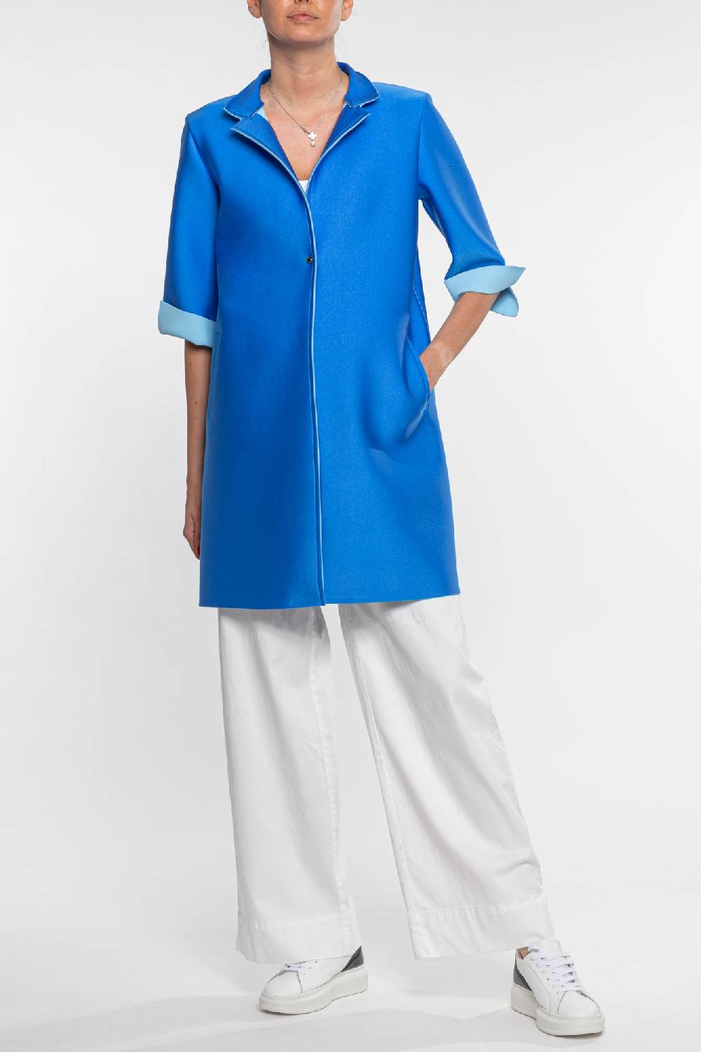 L.Pucci London Tekno Fabric Sapphire - Nereid