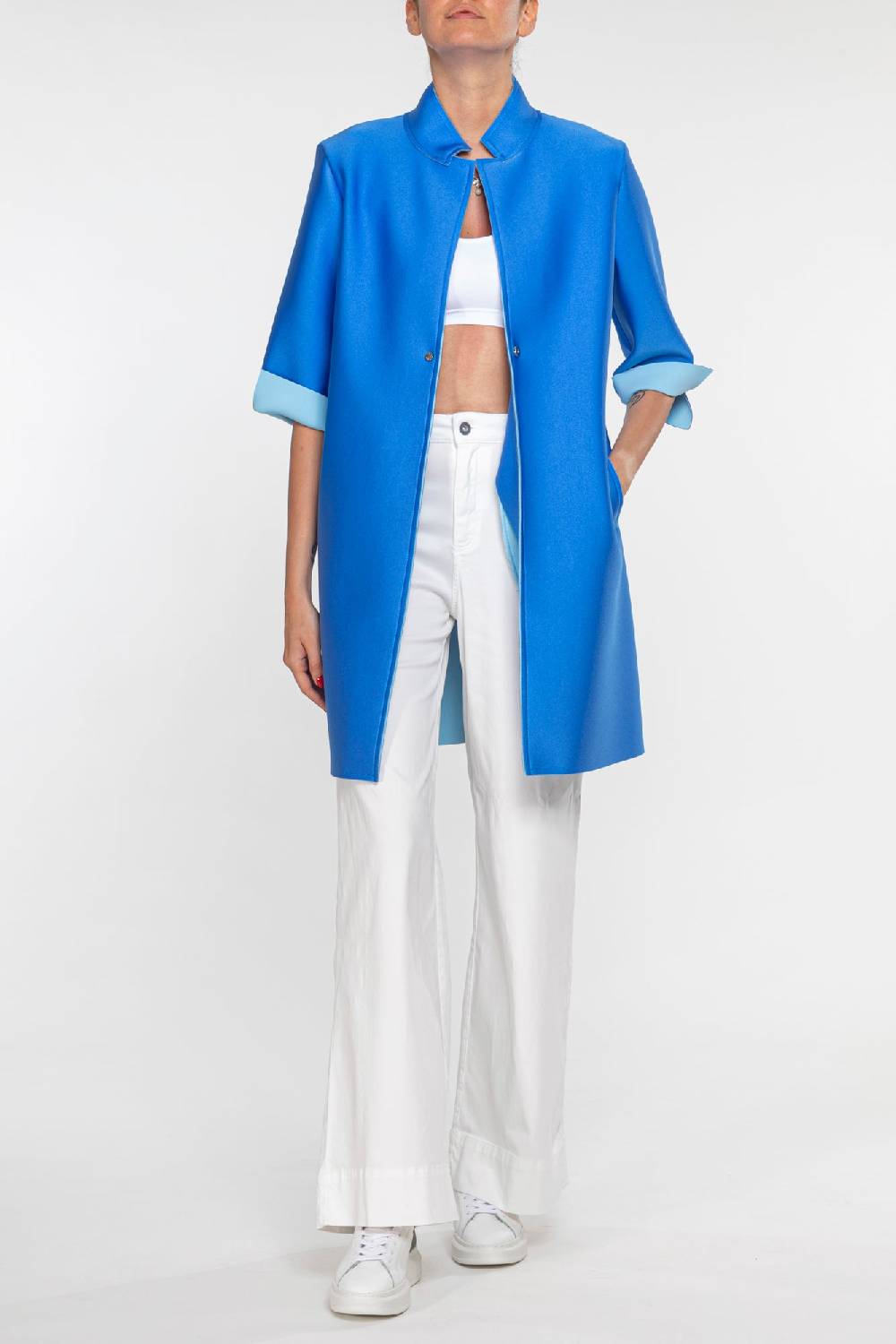 L.Pucci London Tekno Fabric Sapphire - Nereid