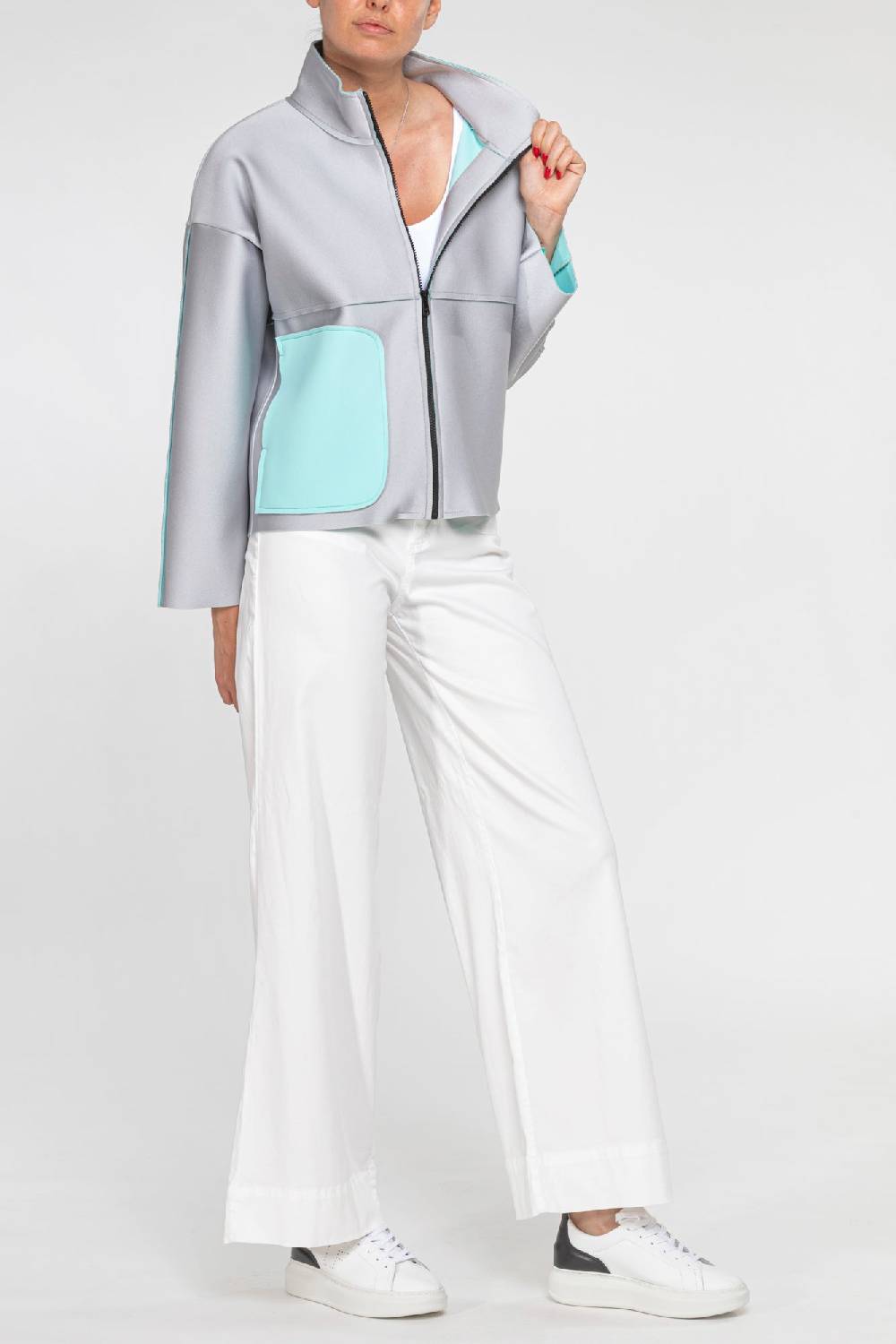 L.Pucci Lud Tekno Fabric Filigree - Frozen