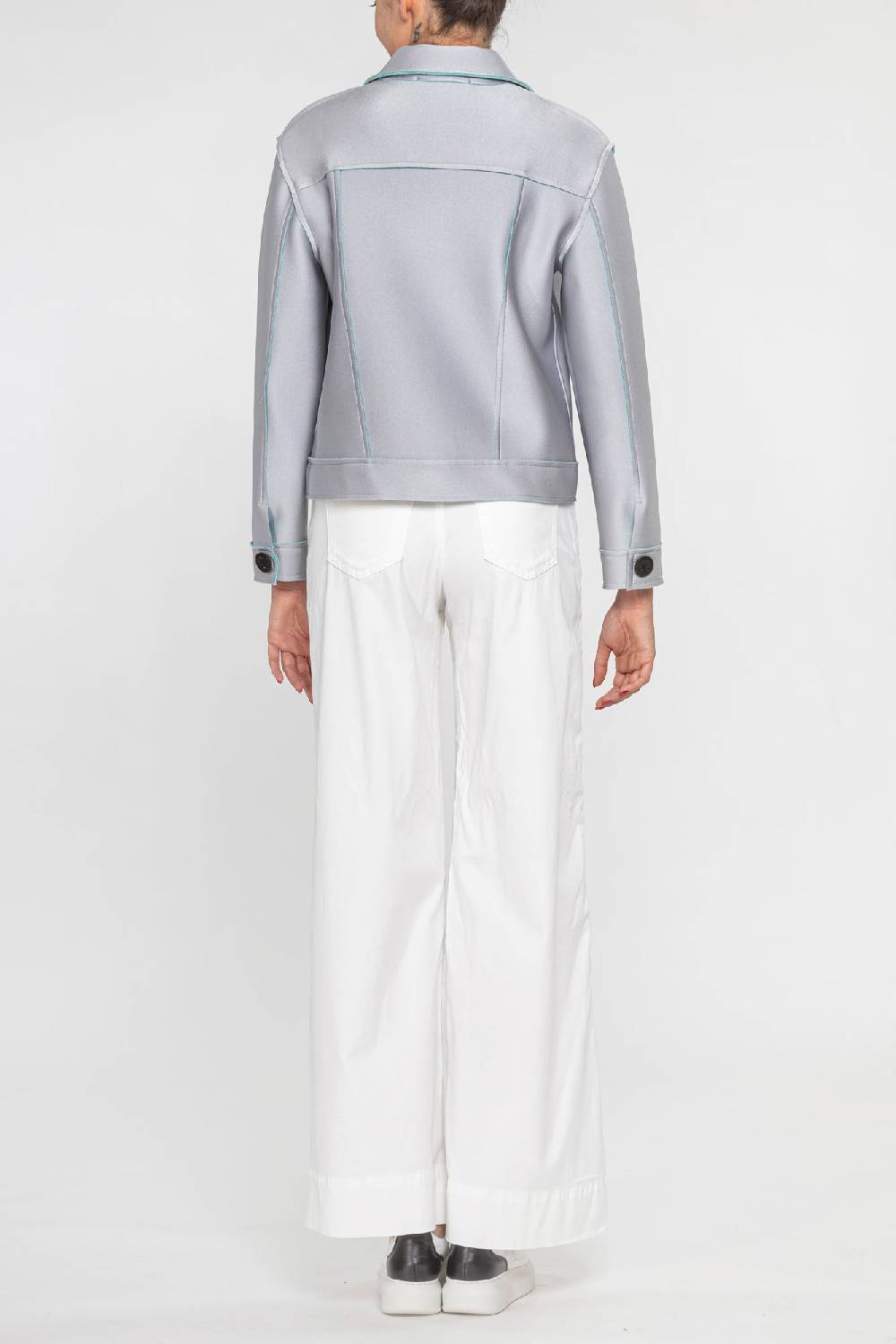 L.Pucci Mel Tekno Fabric Filigree - Frozen