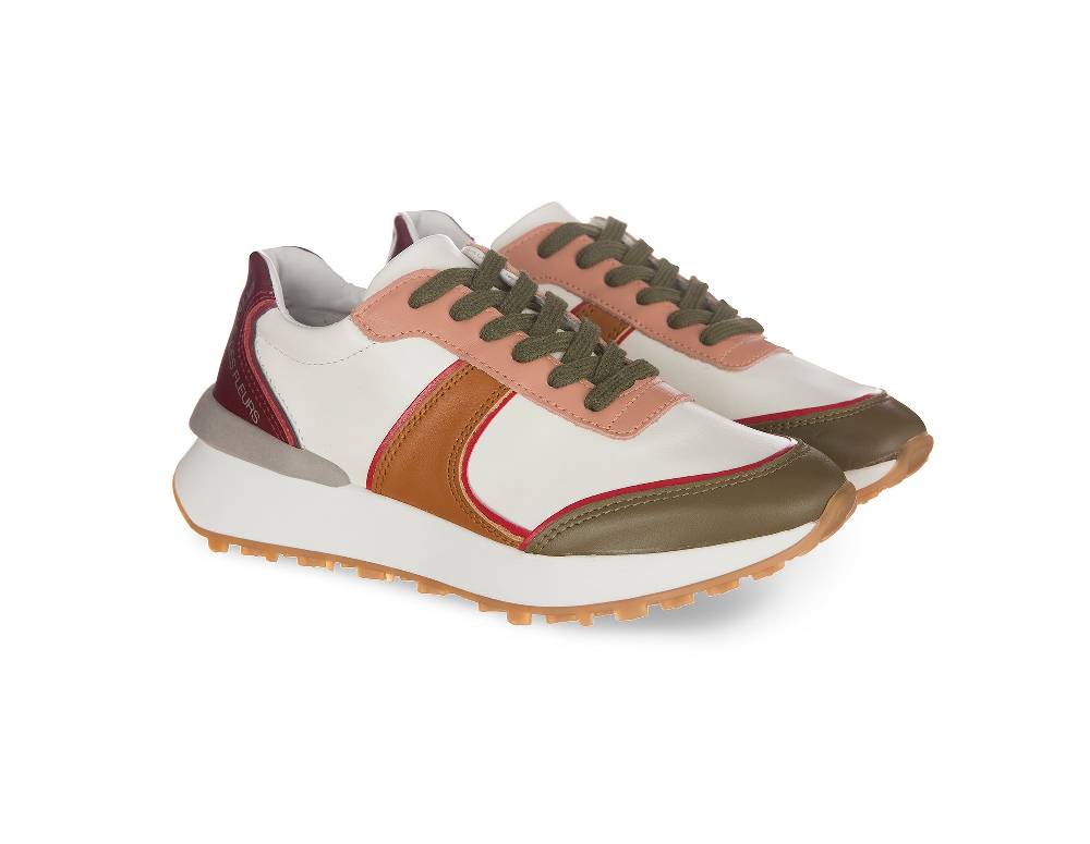 L.Pucci Missouri Leather White-Multi