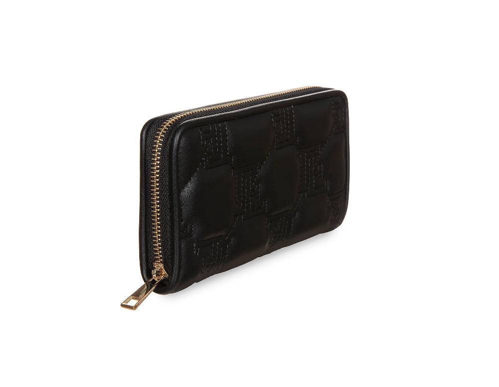 L.Pucci Placida Logo Black Wallet
