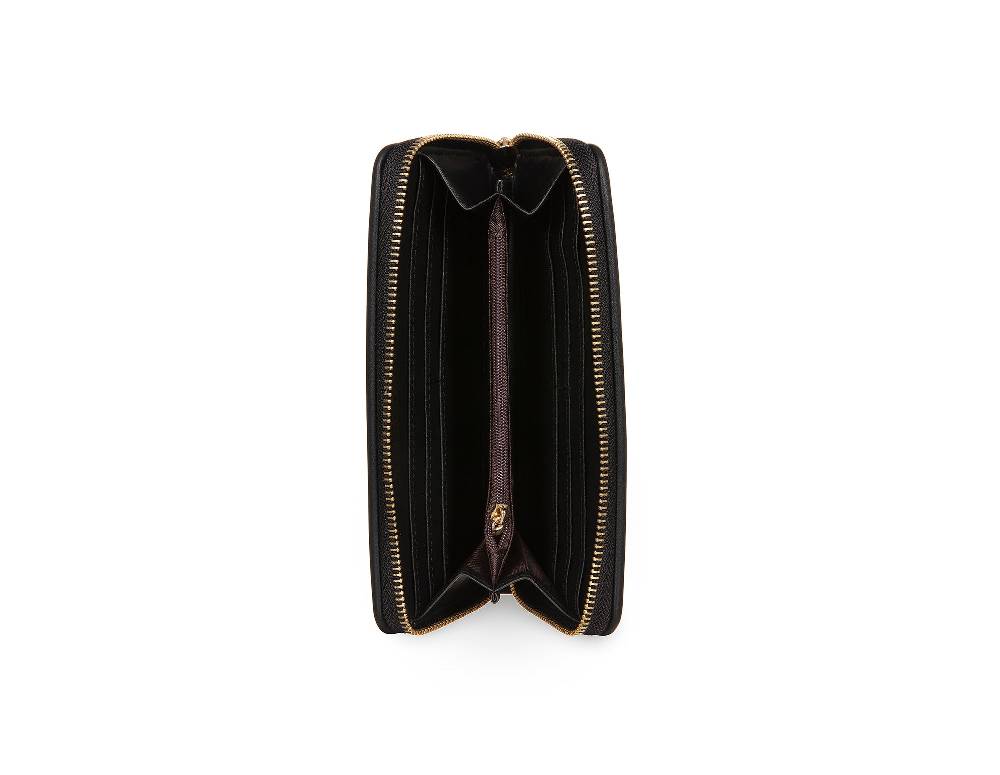 L.Pucci Placida Logo Black Wallet