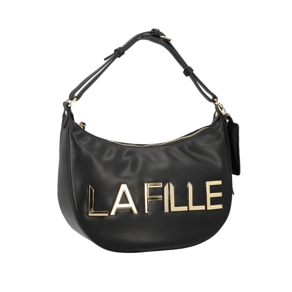 L.Pucci Rachel Metal Logo Line Black