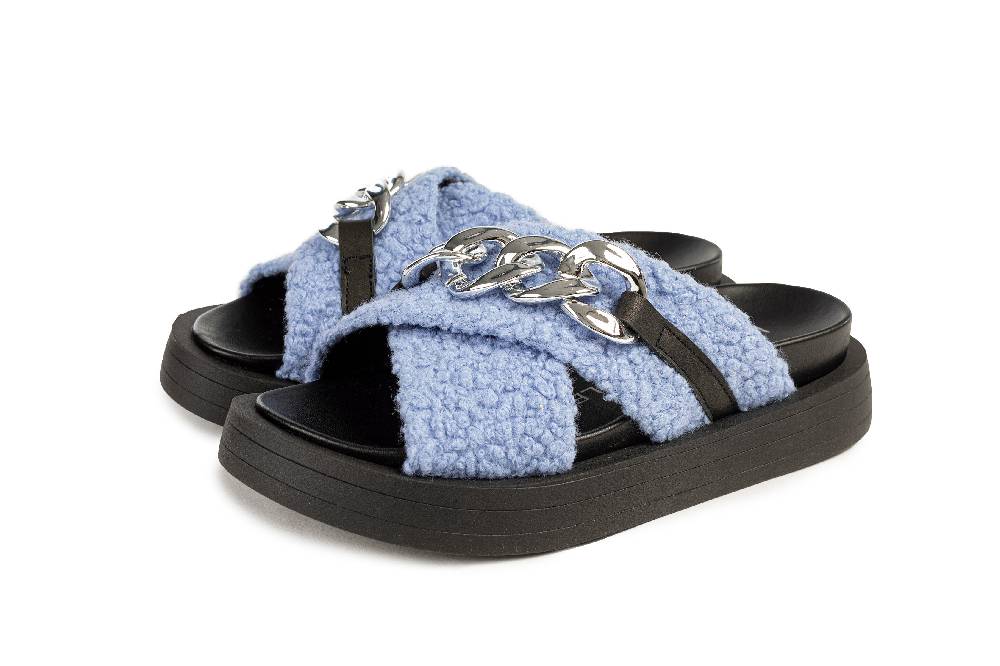 L.Pucci Slipper SA84028MS Light blue