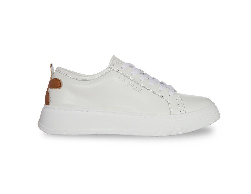 L.Pucci Sneakers P91212P Ecru-Camel