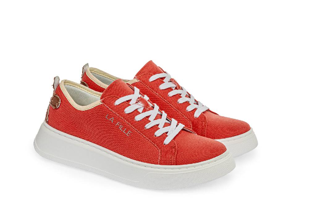 L.Pucci Sneakers P91222C Orange-Camel