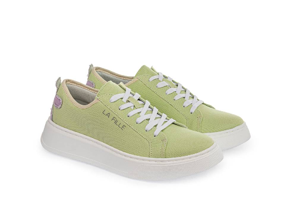 L.Pucci Sneakers P91222C Water Green-Lilac