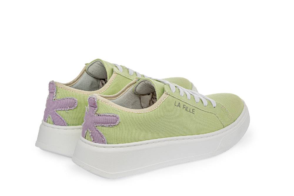 L.Pucci Sneakers P91222C Water Green-Lilac