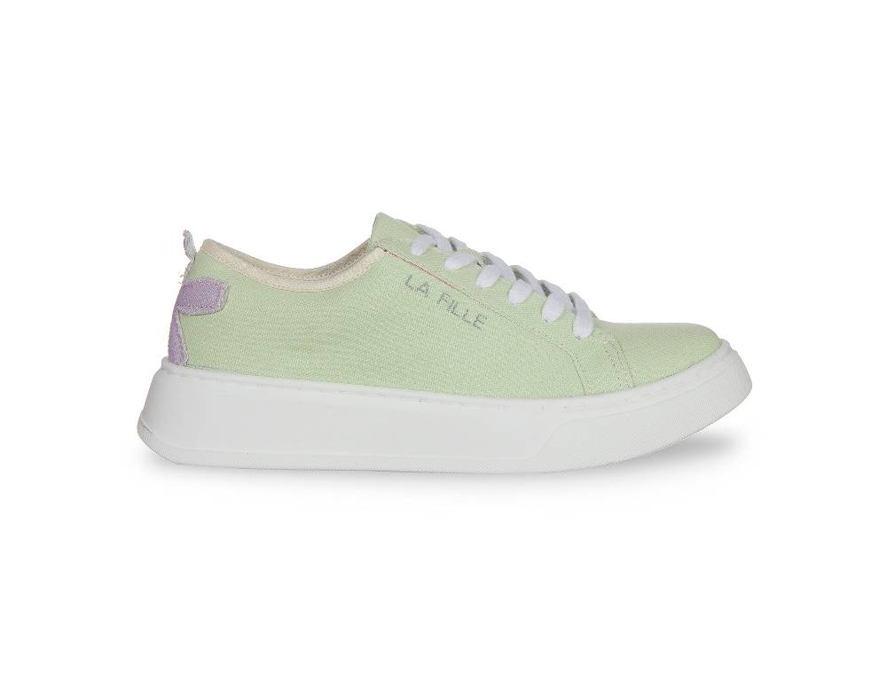 L.Pucci Sneakers P91222C Water Green-Lilac