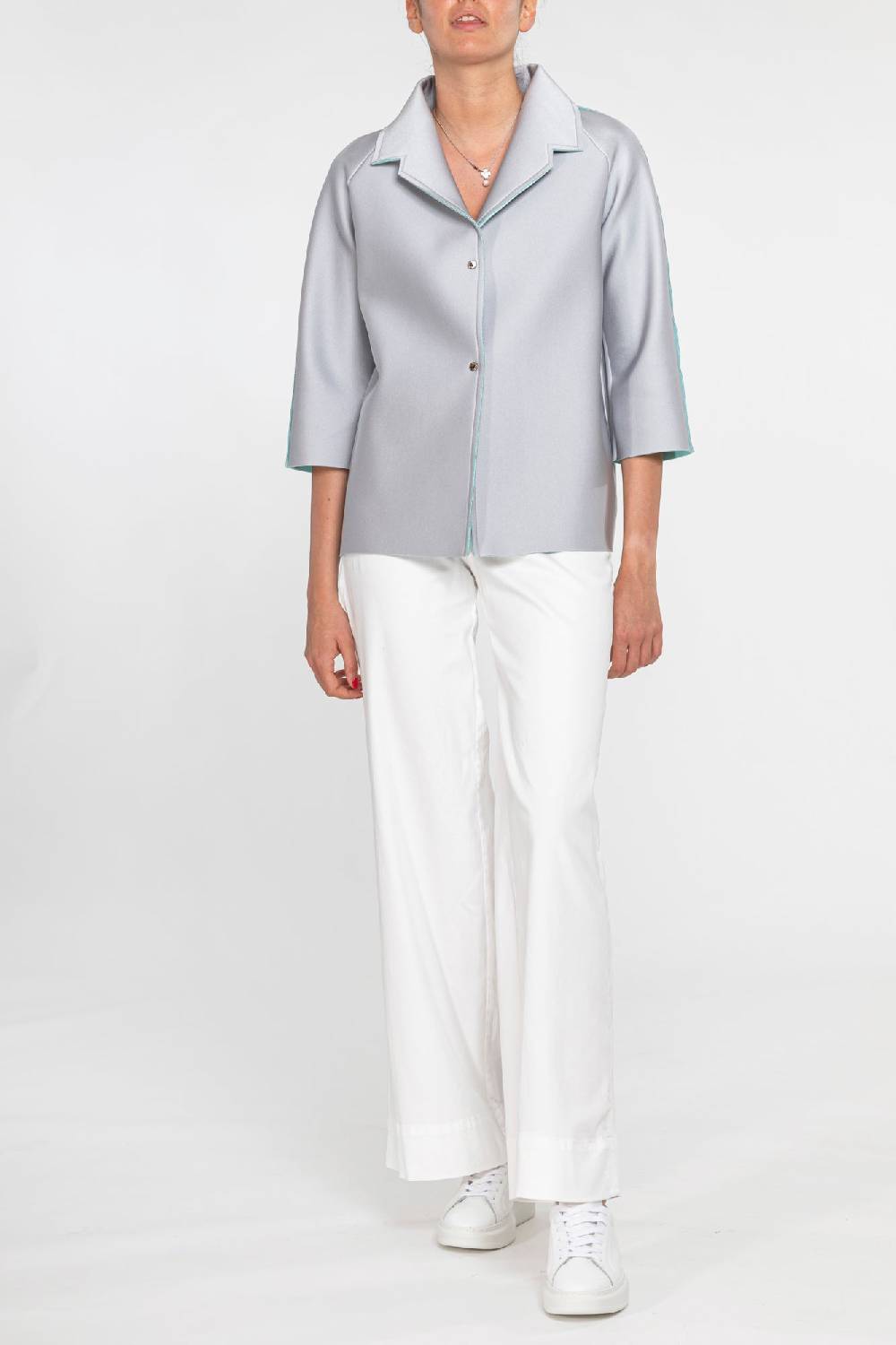 L.Pucci Valeria Tekno Fabric Filigree - Frozen