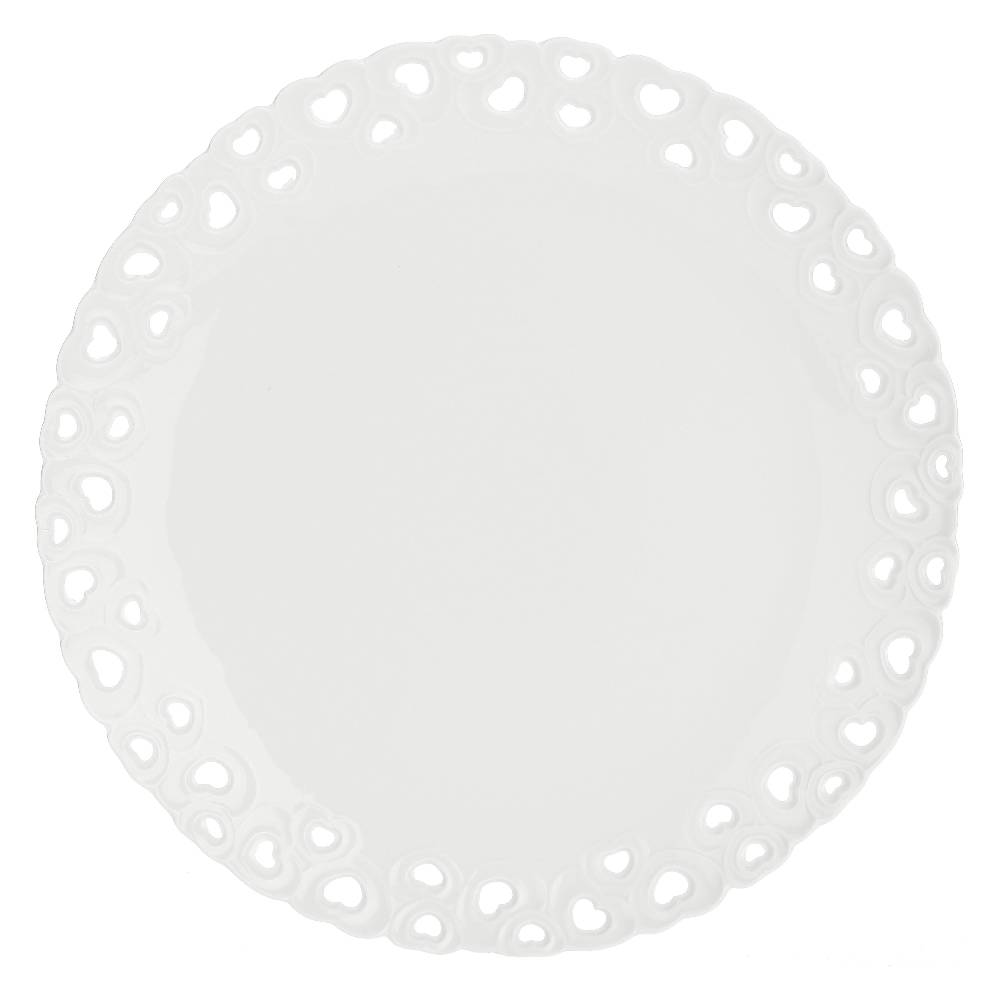 La Porcellana Bianca Alzata Piatto Traforato Valentino