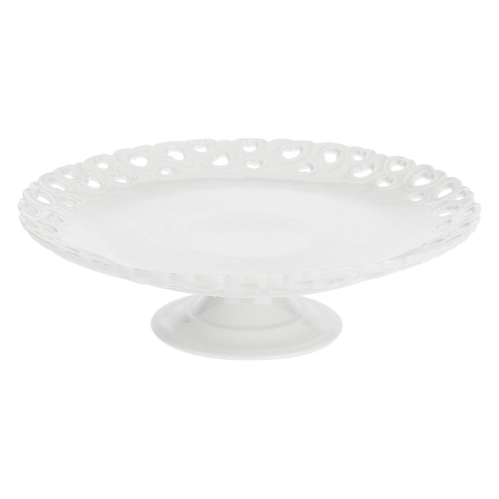 La Porcellana Bianca Alzata Piatto Traforato Valentino