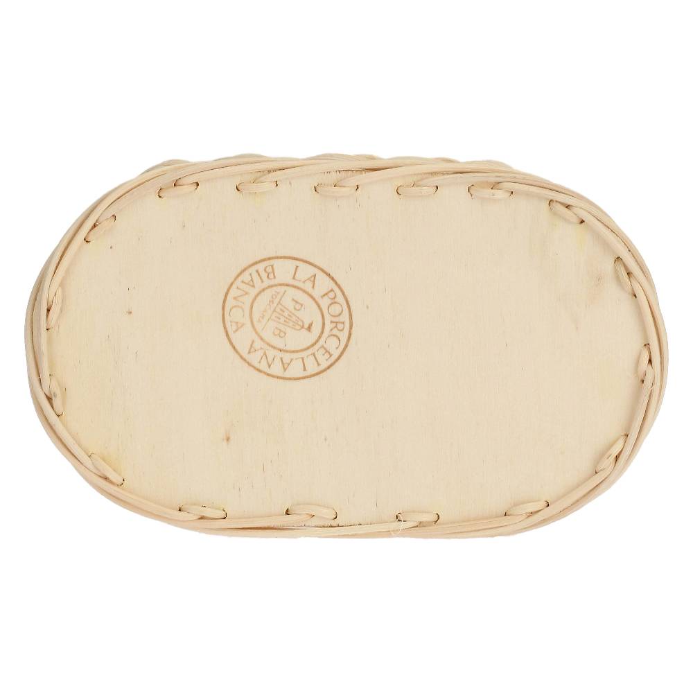 La Porcellana Bianca Base Bottiglie Olio E Aceto Midollino