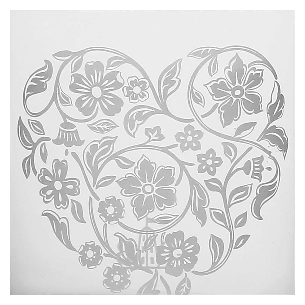 La Porcellana Bianca Bicchiere Con Cuore E Fiori Babila 35 Cc