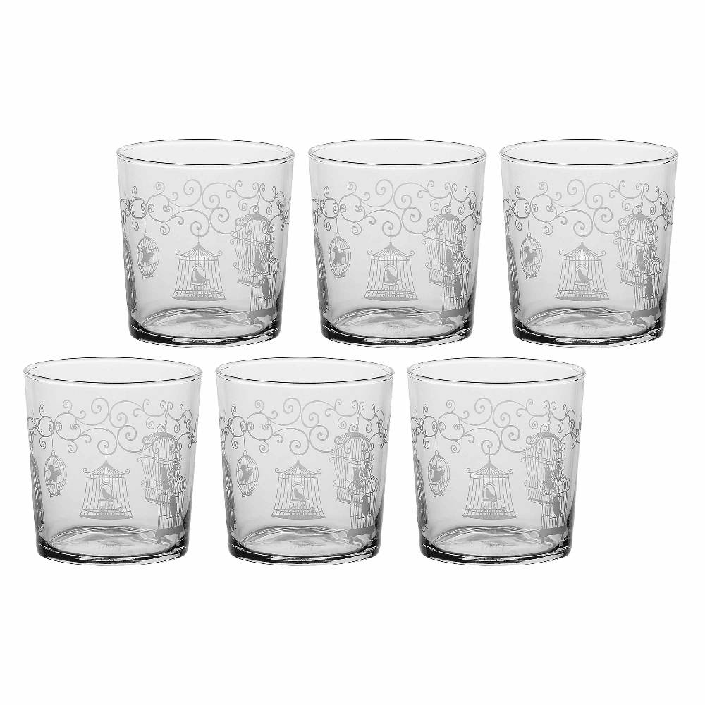 La Porcellana Bianca Bicchiere Voliere Babila 35 Cc