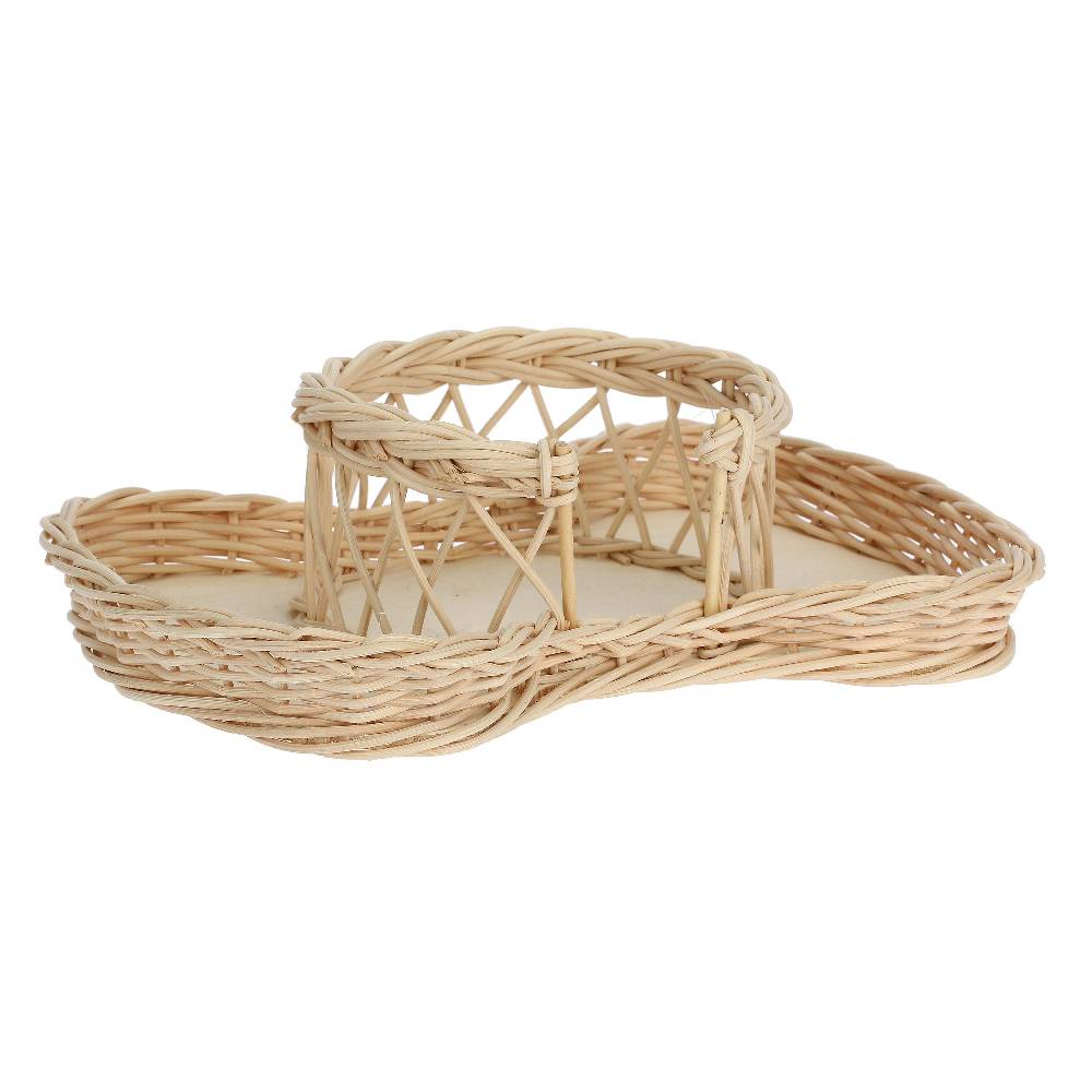 La Porcellana Bianca Cestello 6 Tazze Caffè Midollino