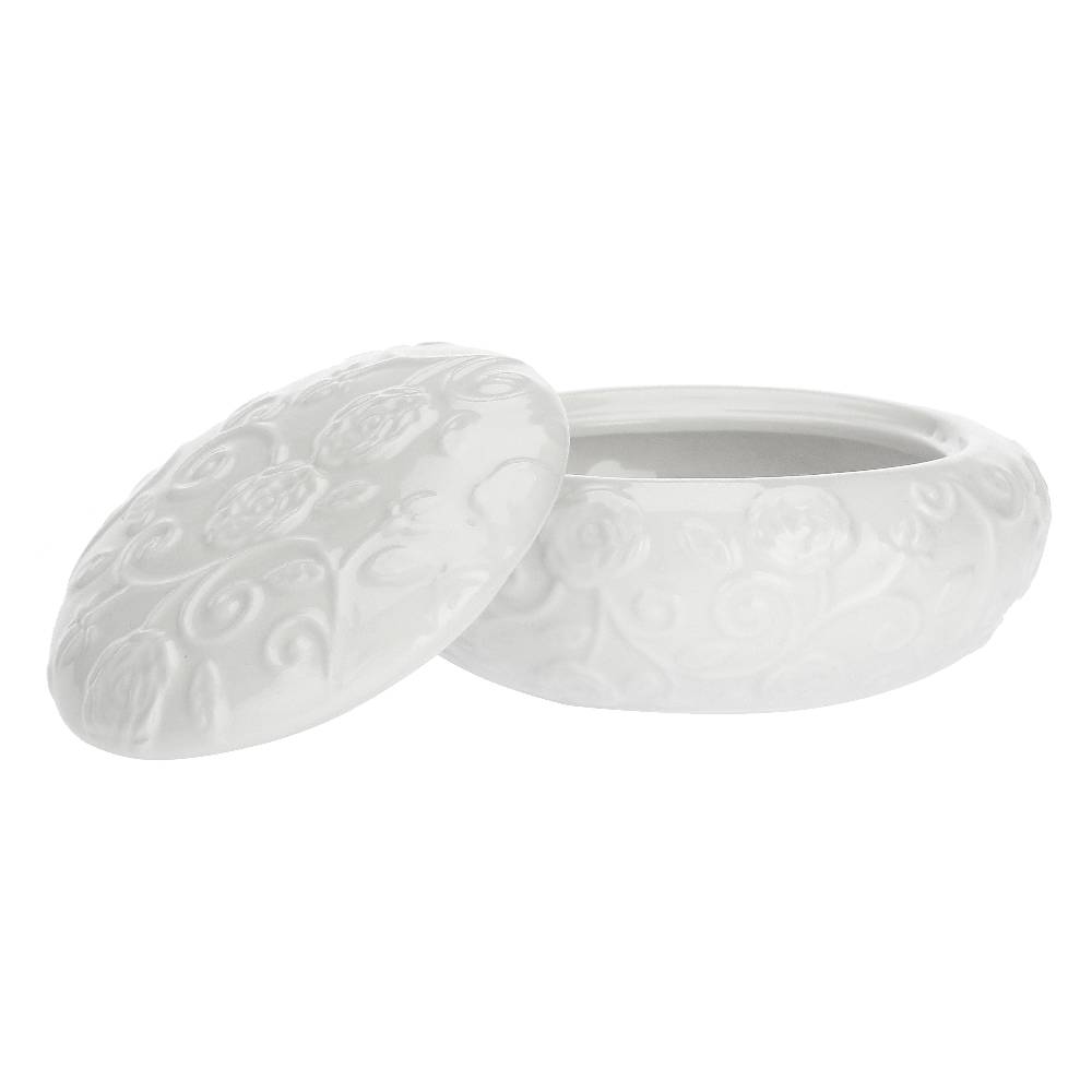 La Porcellana Bianca Contenitore Con Coperchio Ø12,5 Cm Florentina