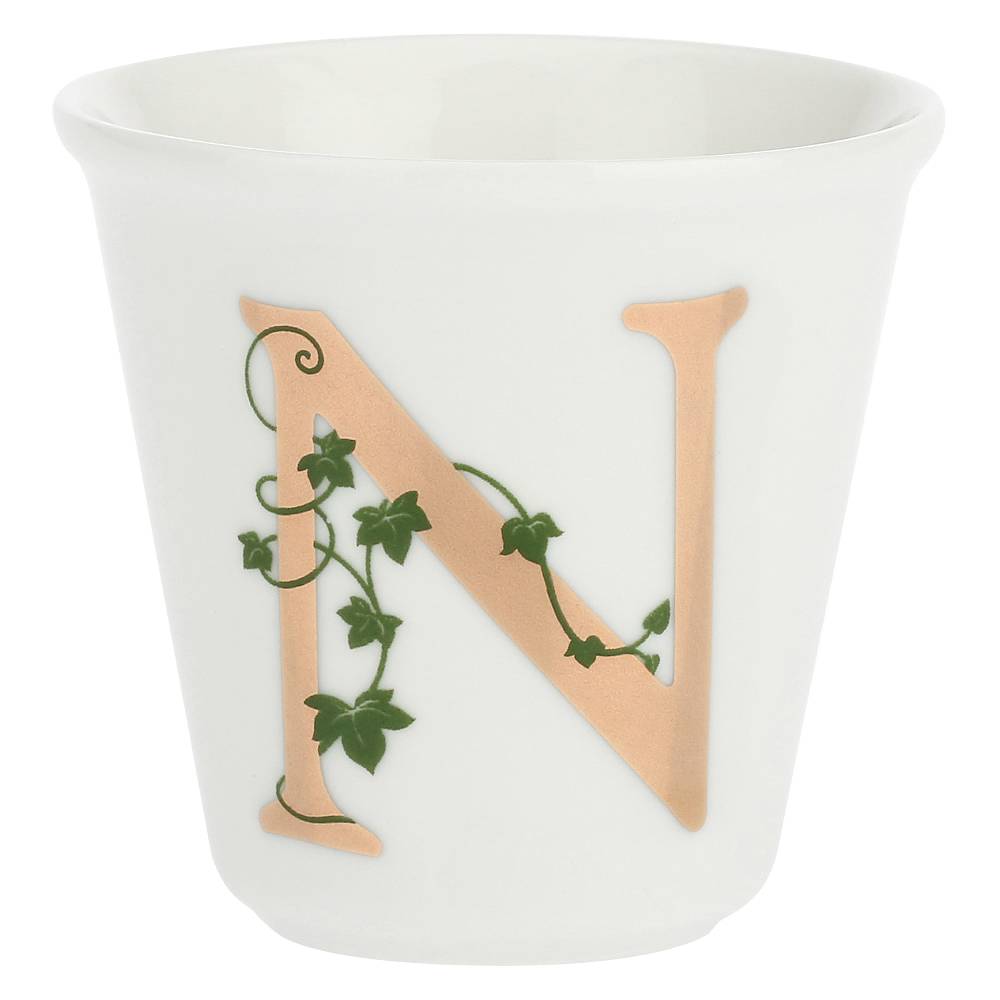 La Porcellana Bianca Gift Box Bicchierino 'N' Con Cucchiaino Unico