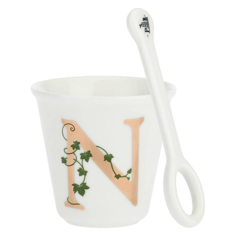 La Porcellana Bianca Gift box Bicchierino 'N' con cucchiaino Unico