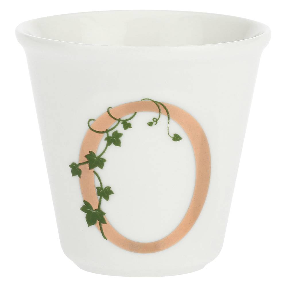 La Porcellana Bianca Gift Box Bicchierino 'O' Con Cucchiaino Unico