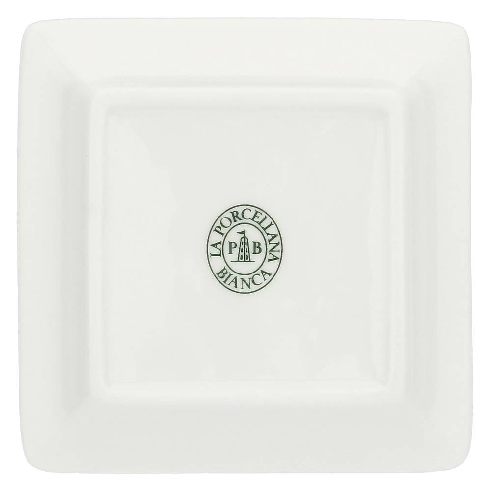 La Porcellana Bianca Gift Box Piattino Quadrato Con Lettera 'M' Adorato