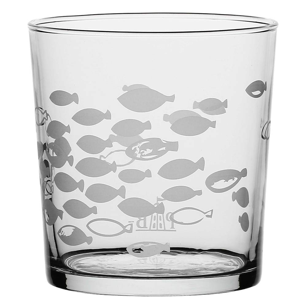 La Porcellana Bianca Bicchiere Pesci Babila 35 cc