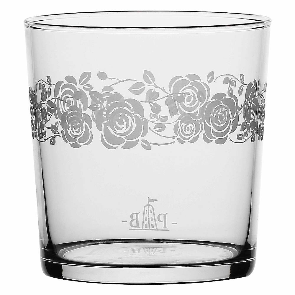 La Porcellana Bianca Bicchiere Rose Babila 35 cc