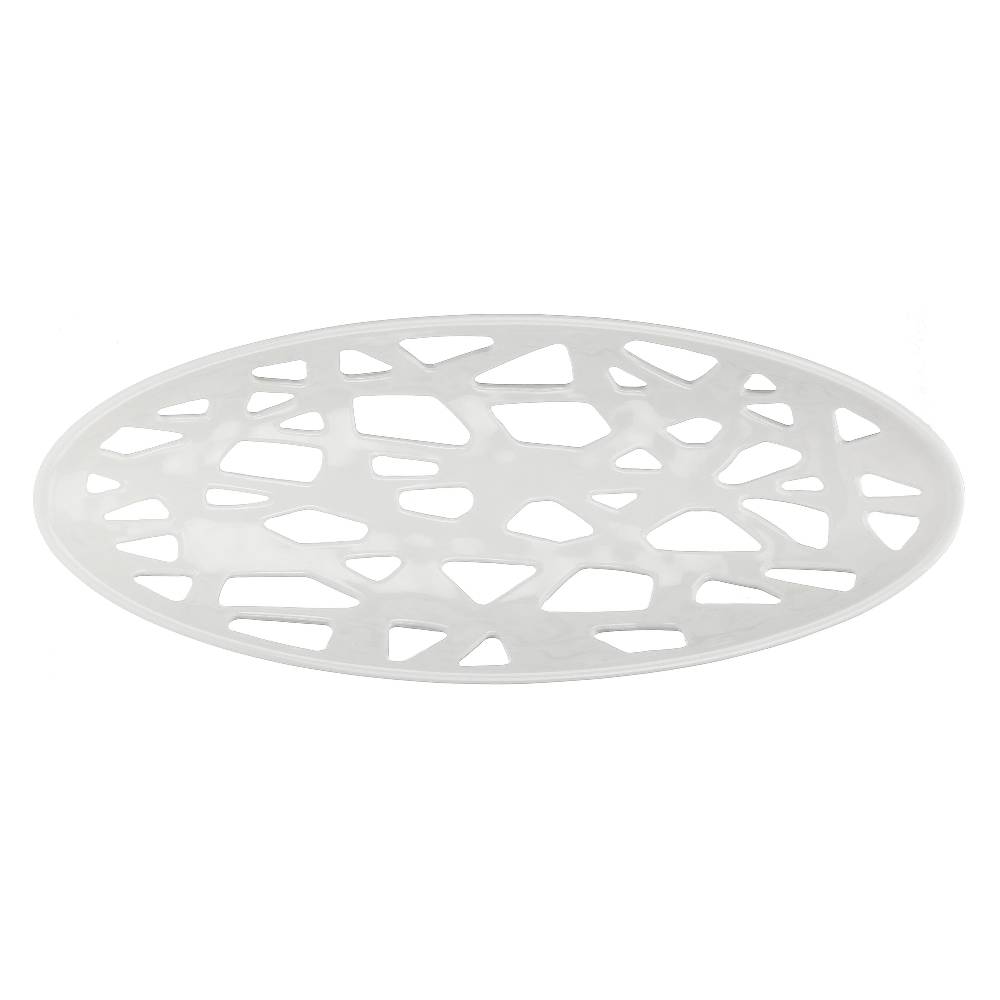 La Porcellana Bianca Fruttiera Ovale Traifiori