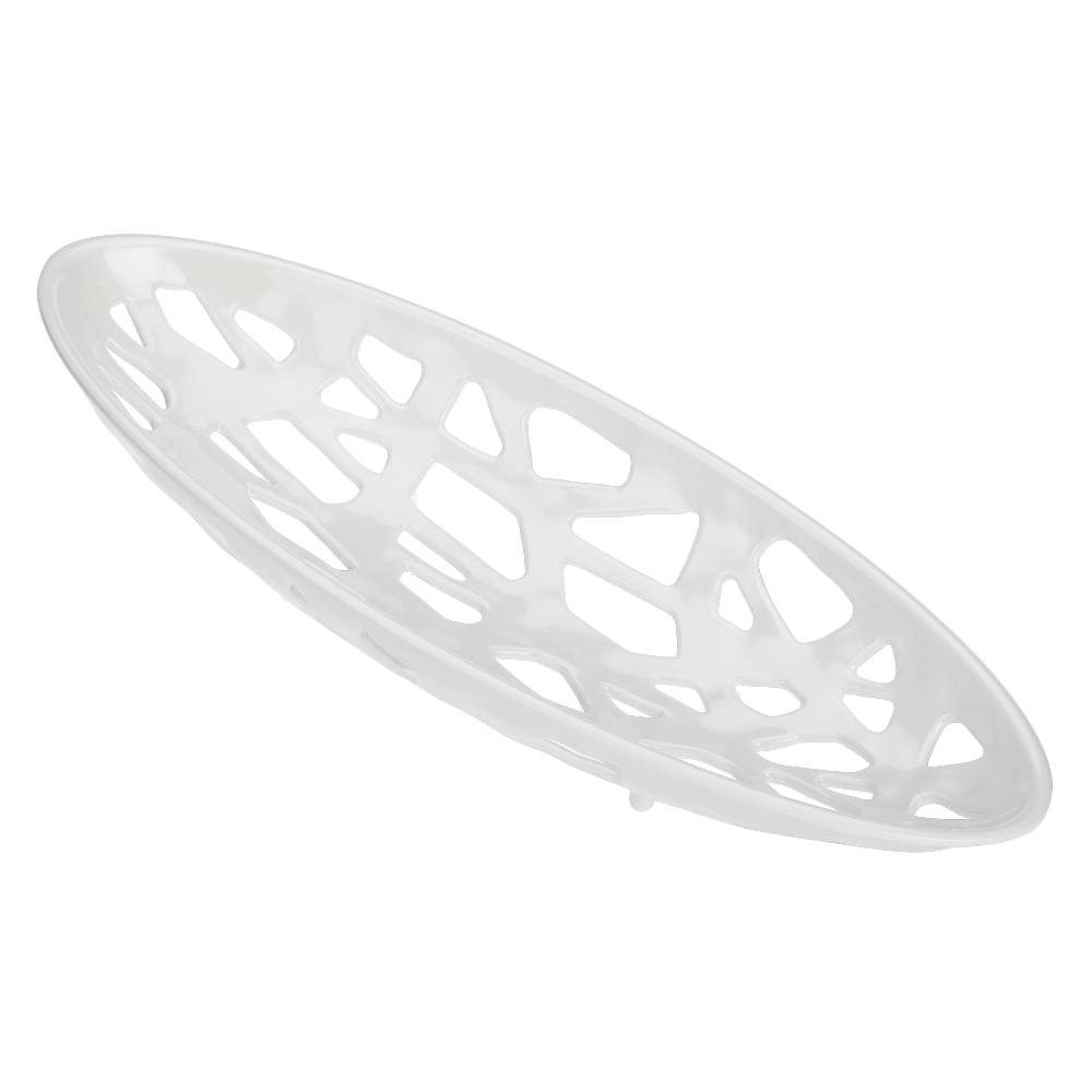 La Porcellana Bianca Fruttiera Ovale Traifiori