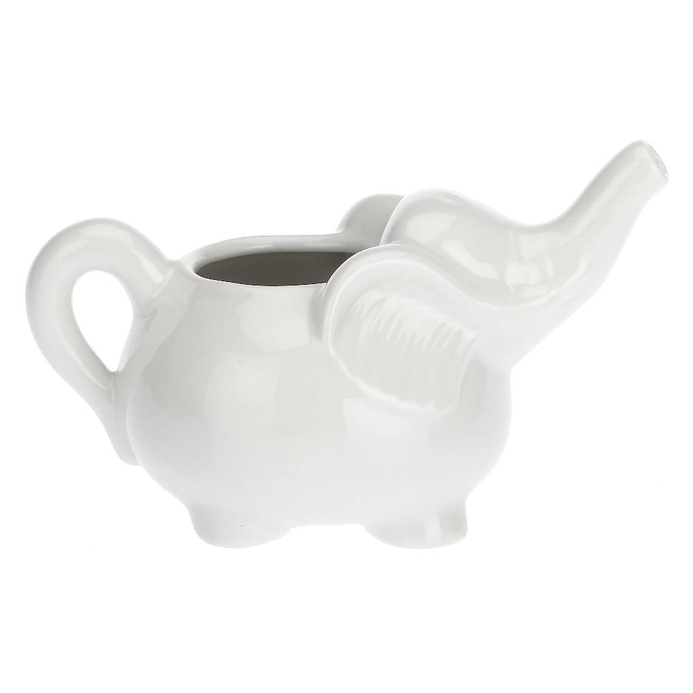 La Porcellana Bianca Lattiera Elefanti