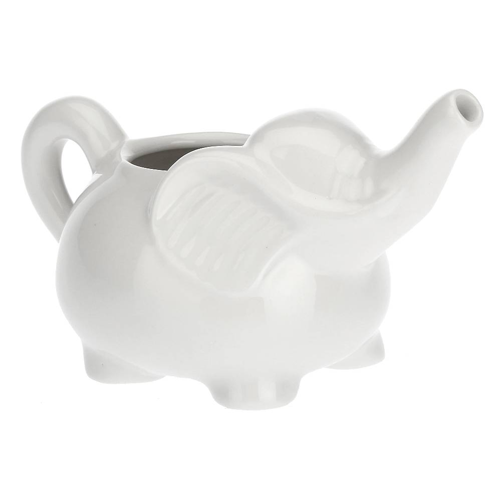 La Porcellana Bianca Lattiera Elefanti