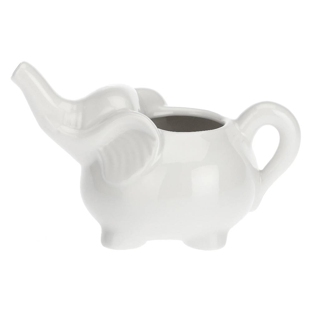 La Porcellana Bianca Lattiera Elefanti