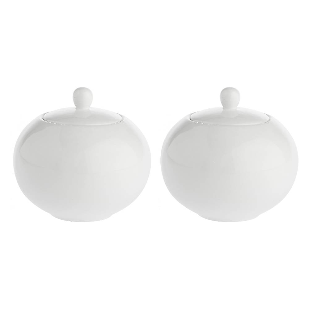 La Porcellana Bianca Set 2 Zuccheriere Essenziale