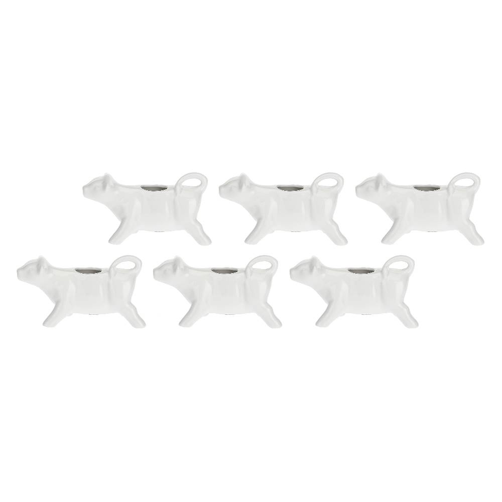 La Porcellana Bianca Set 6 Lattiere 15 Cm Mucchine