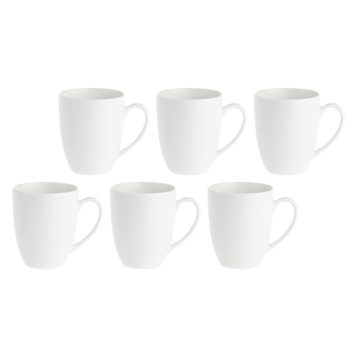 La Porcellana Bianca Set 6 Mug Essenziale